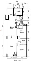 Blk 20 Hougang View (Hougang), HDB 3 Rooms #615359841